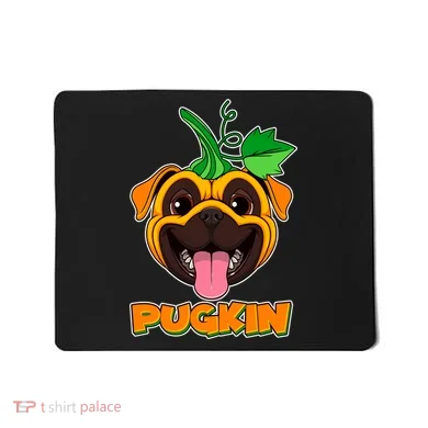 Autumn Halloween Pugkin Mousepad