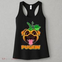Autumn Halloween Pugkin Women's Tank Top thumb 3
