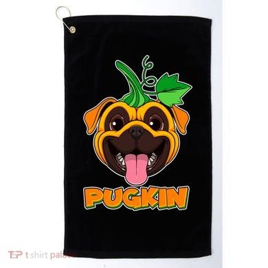 Autumn Halloween Pugkin Golf Towel