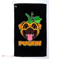 Autumn Halloween Pugkin Golf Towel thumb 0