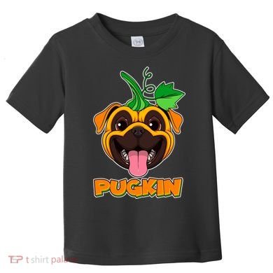 Autumn Halloween Pugkin Toddler T-Shirt