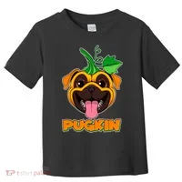 Autumn Halloween Pugkin Toddler T-Shirt thumb 0