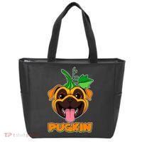 Autumn Halloween Pugkin Tote Bag thumb 0
