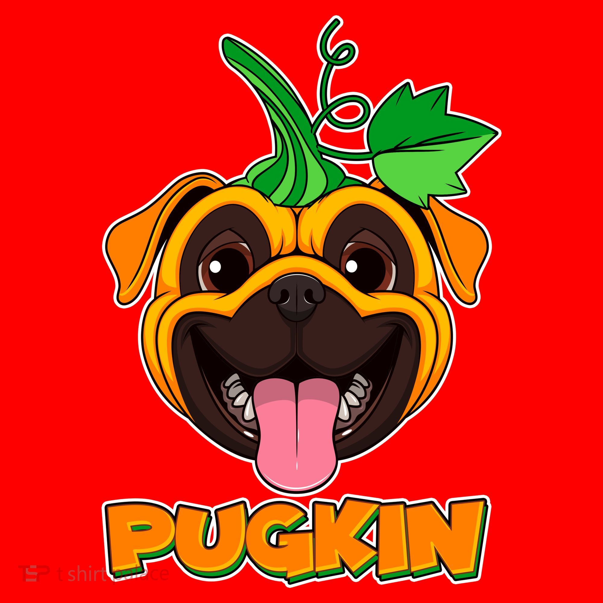 Autumn Halloween Pugkin Santa Hat