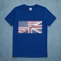 America Usa Uk Union Jack Flag United States Kingdom Britain Meaningful Gift T-Shirt thumb 5