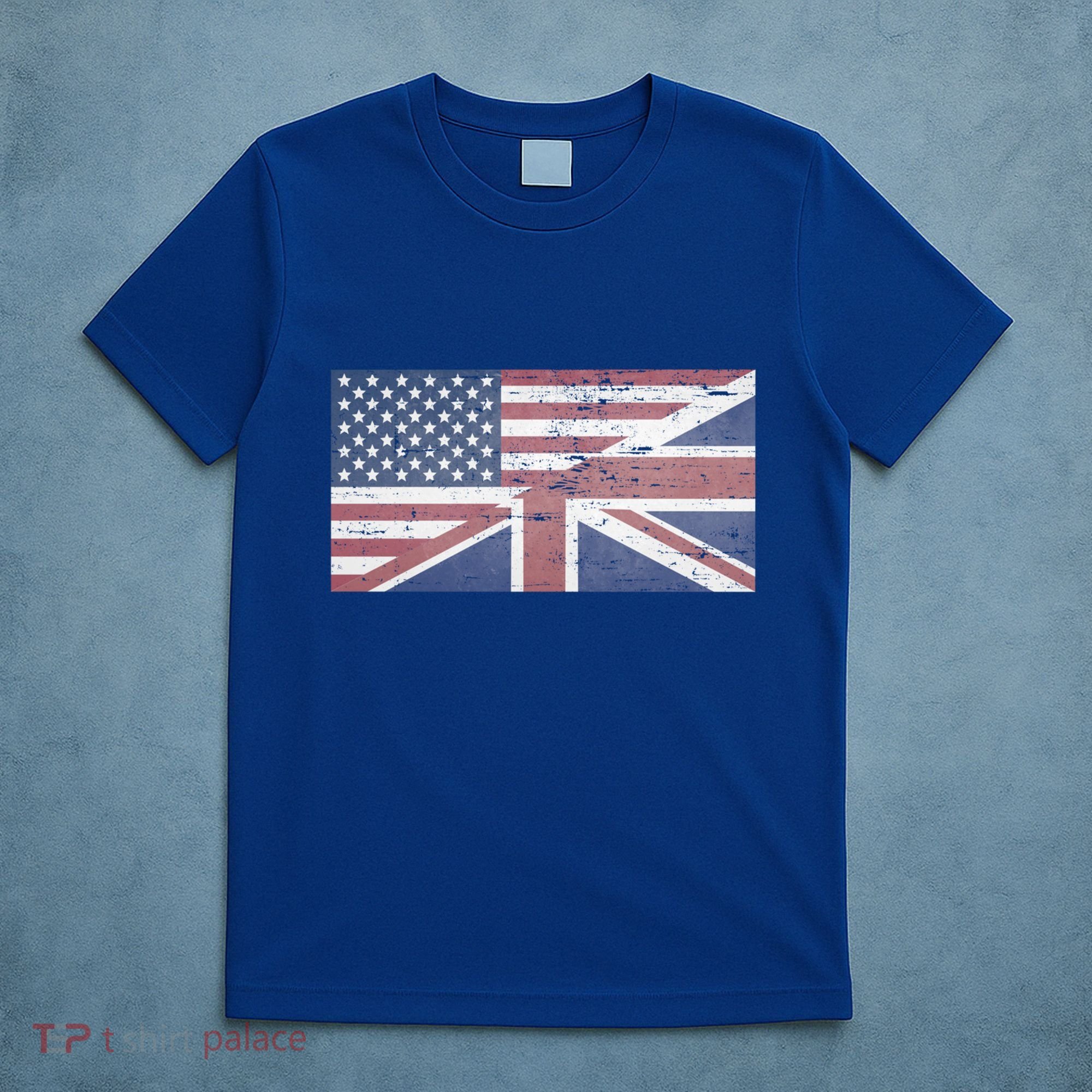 America Usa Uk Union Jack Flag United States Kingdom Britain Meaningful Gift T-Shirt