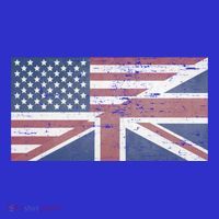 America Usa Uk Union Jack Flag United States Kingdom Britain Meaningful Gift T-Shirt thumb 7