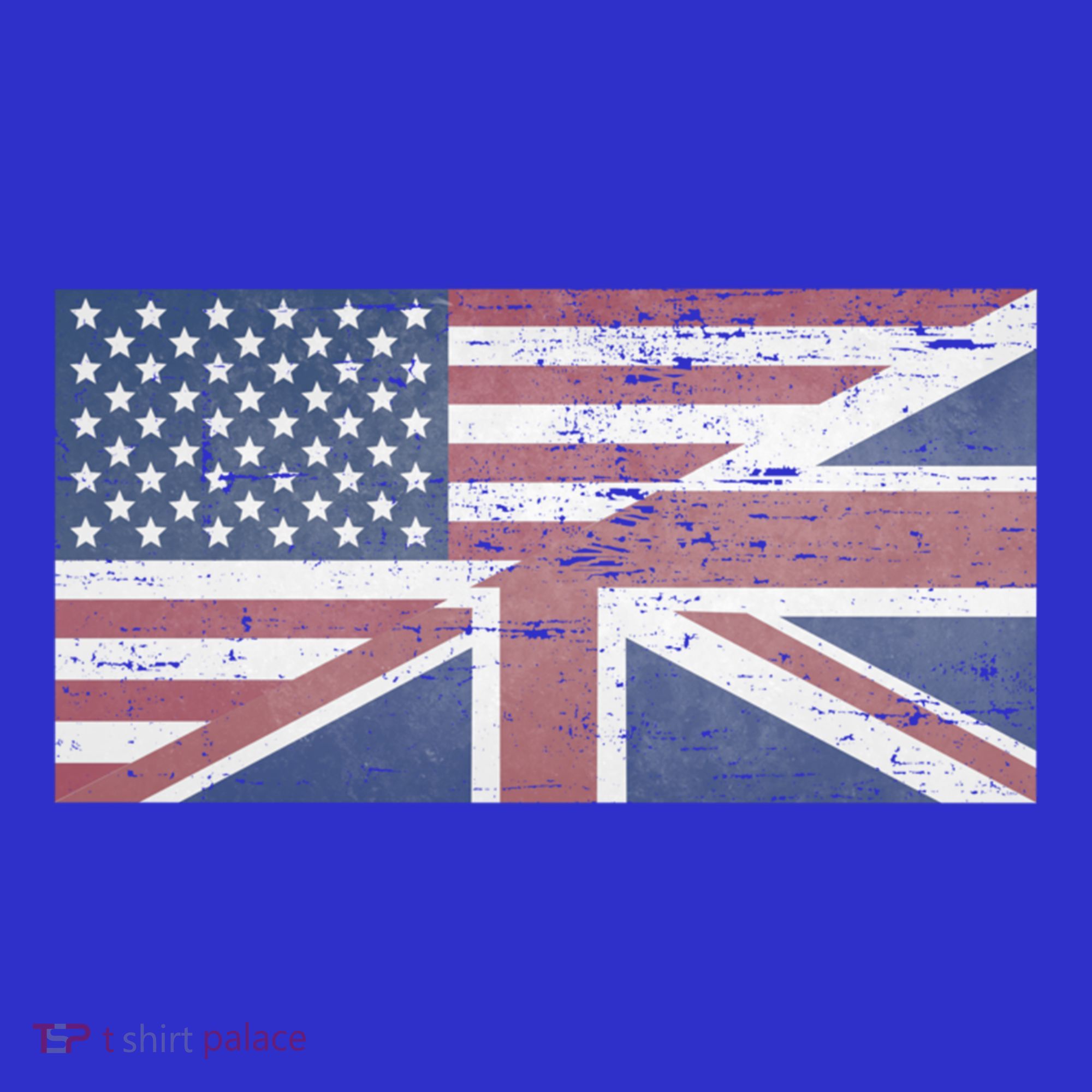 America Usa Uk Union Jack Flag United States Kingdom Britain Meaningful Gift T-Shirt