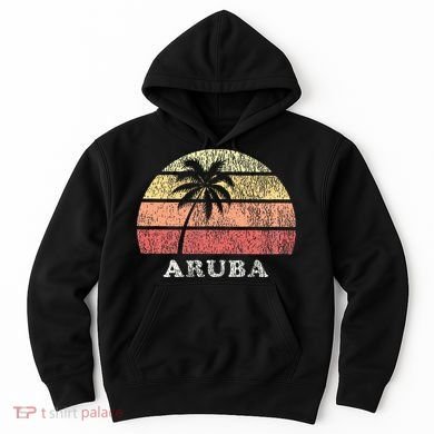 Aruba Vintage 70s Retro Throwback Design Hoodie