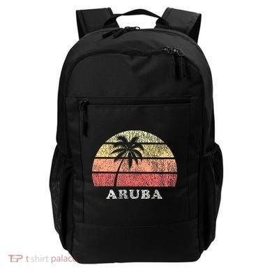 Aruba Vintage 70s Retro Throwback Design Backpack