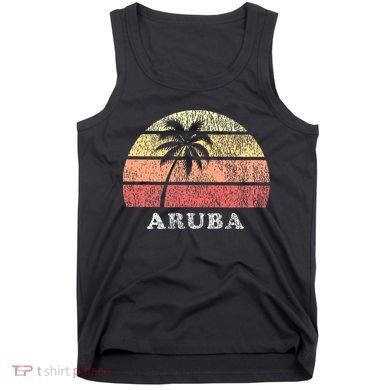 Aruba Vintage 70s Retro Throwback Design Tank Top
