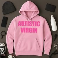 Autistic Virgin Hoodie thumb 3