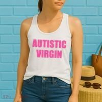 Autistic Virgin Women's Tank Top thumb 2