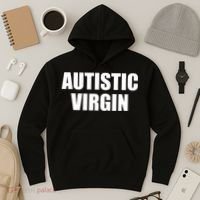 Autistic Virgin Hoodie thumb 3
