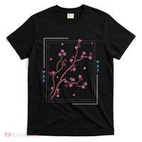 Asia Vaporwave Asian Japanese Sakura Aesthetic Indie T-Shirt thumb 0