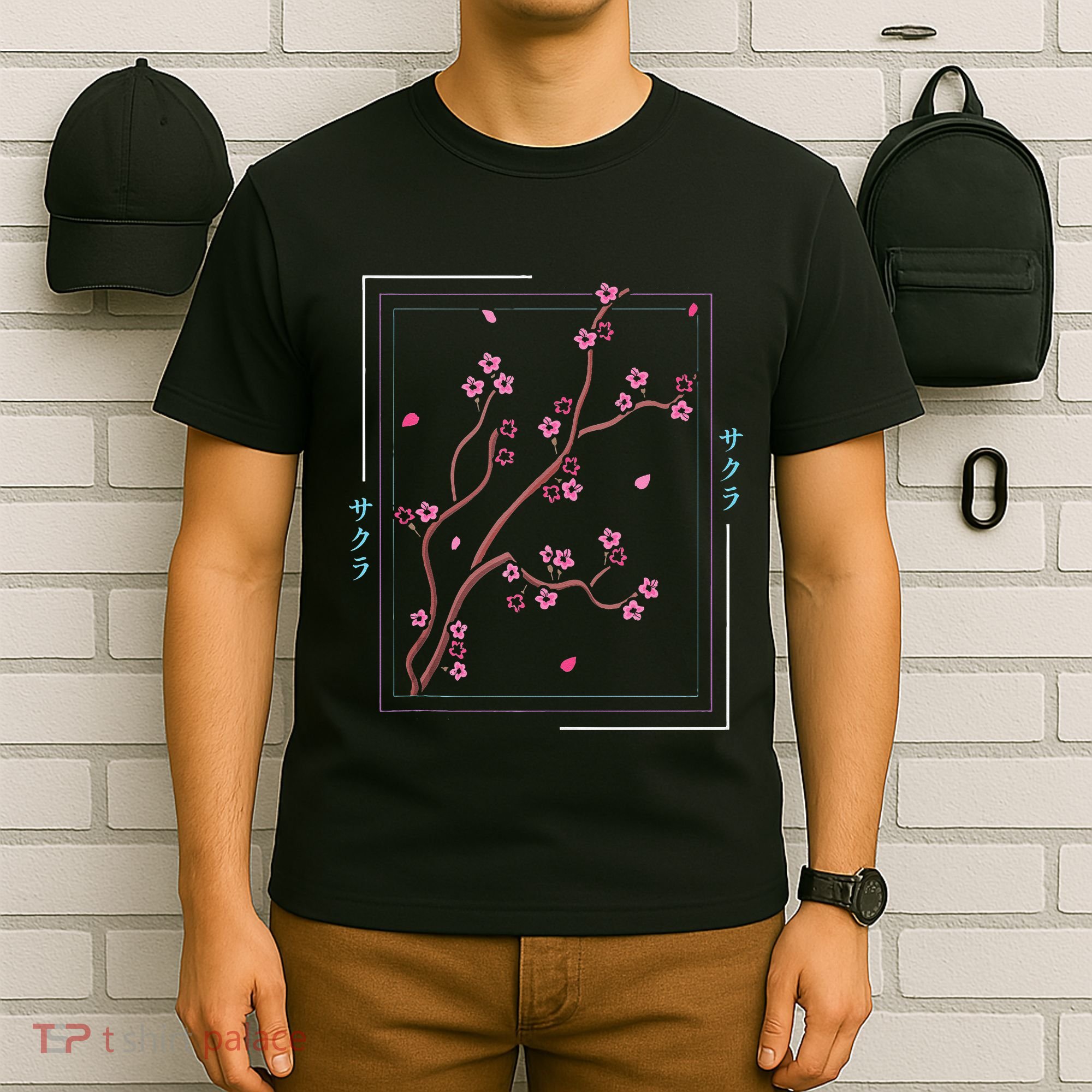 Asia Vaporwave Asian Japanese Sakura Aesthetic Indie T-Shirt