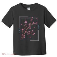 Asia Vaporwave Asian Japanese Sakura Aesthetic Indie Toddler T-Shirt thumb 0