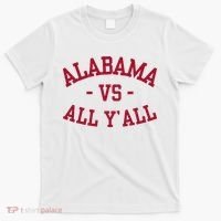 Alabama Vs All Y’All Sports Vintage Southern T-Shirt thumb 0