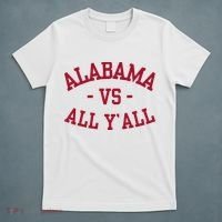 Alabama Vs All Y’All Sports Vintage Southern T-Shirt thumb 5