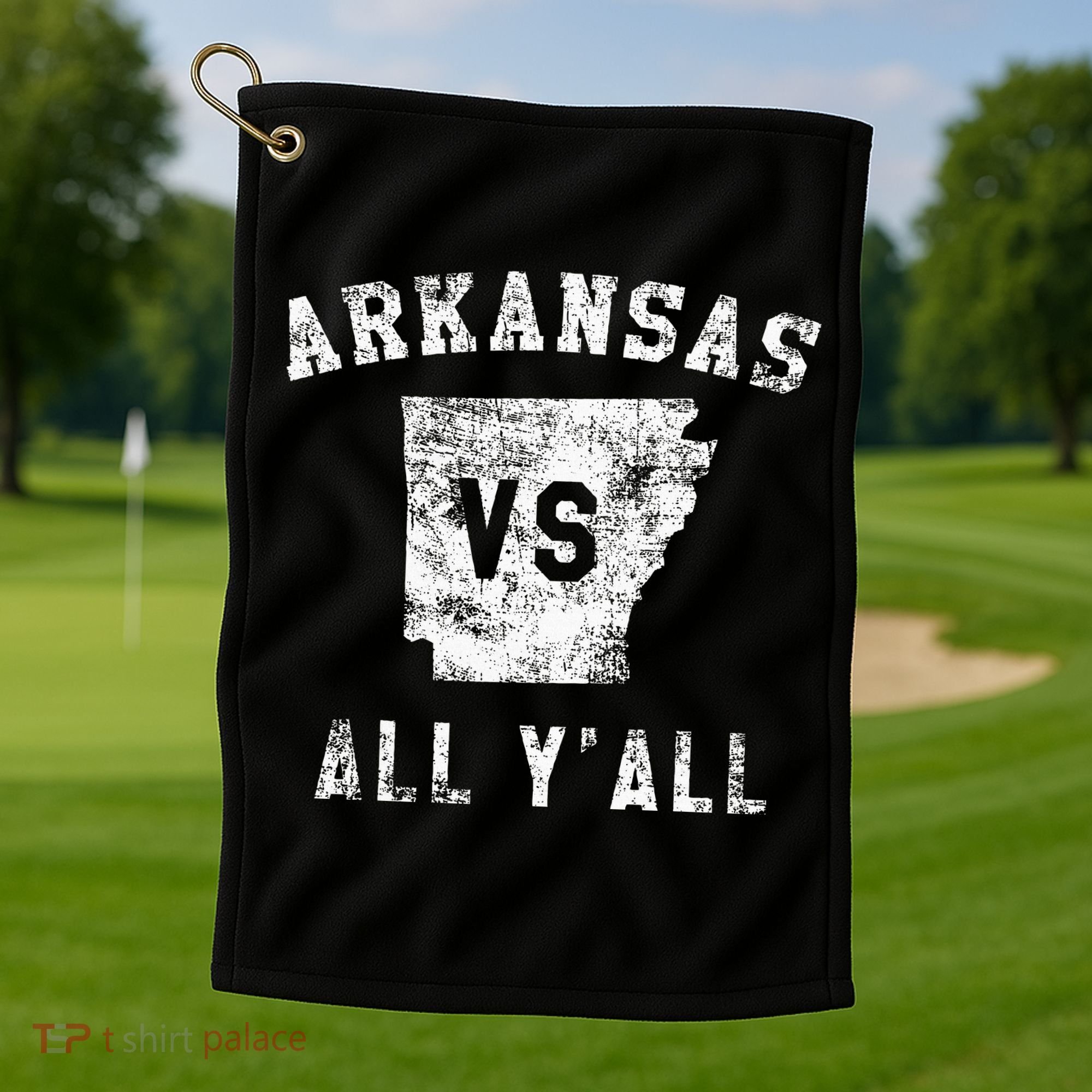 Arkansas Vs All Yall For Yall Golf Towel
