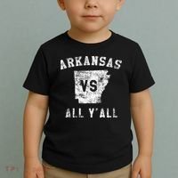 Arkansas Vs All Yall For Yall Toddler T-Shirt thumb 2
