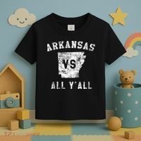 Arkansas Vs All Yall For Yall Toddler T-Shirt thumb 3