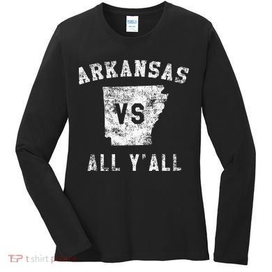 Arkansas Vs All Yall For Yall Women's Long Sleeve Shirt