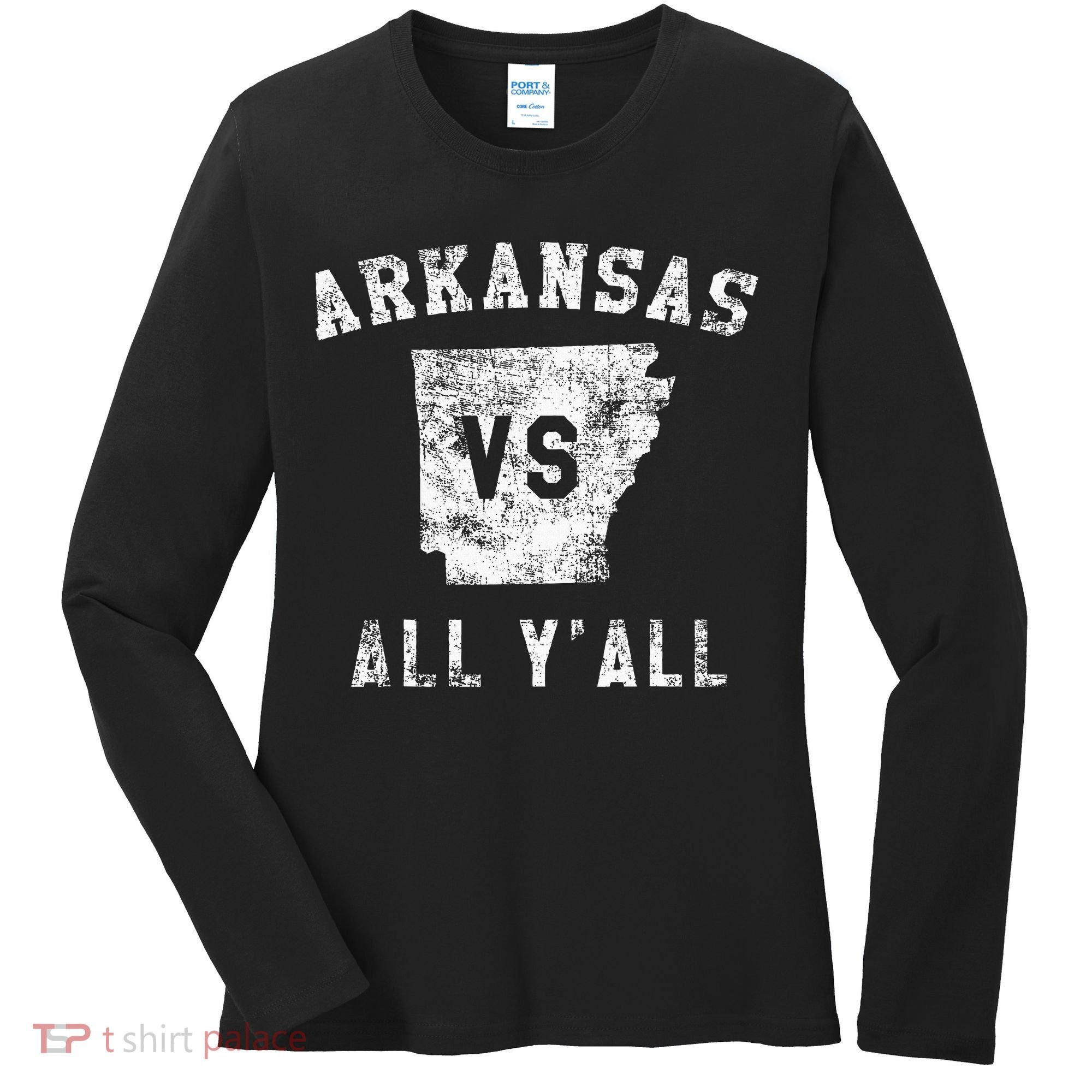 Arkansas Vs All Yall For Yall Women's Long Sleeve Shirt