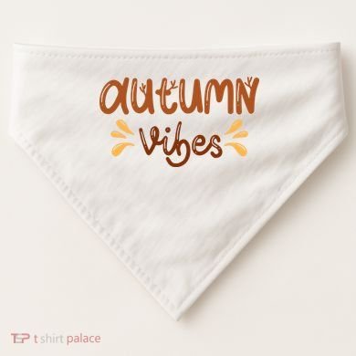 Autumn Vibes USA-Made Doggie Bandana