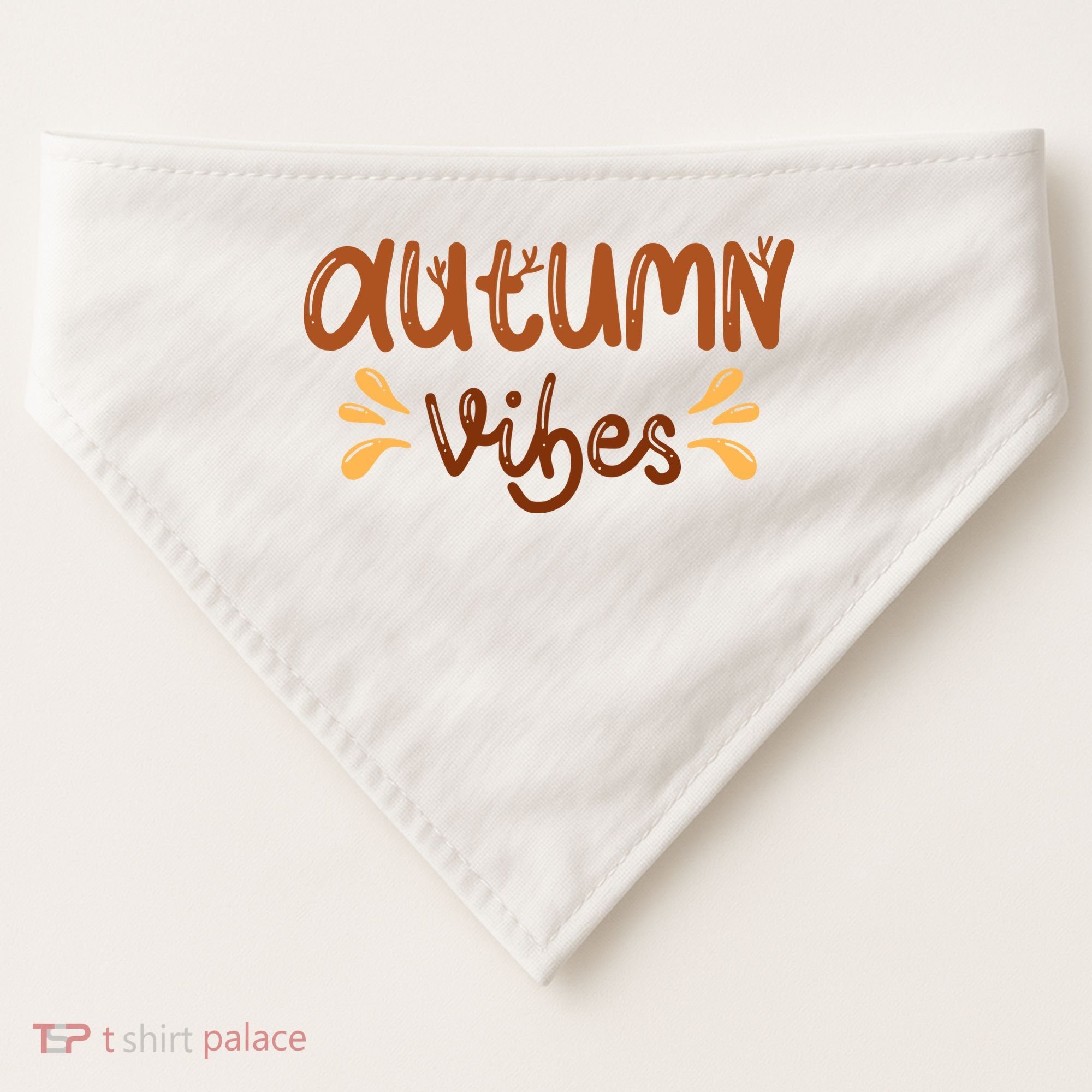 Autumn Vibes USA-Made Doggie Bandana