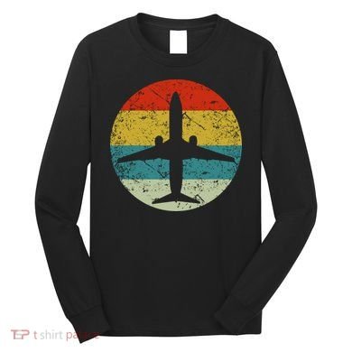 Airplane Vintage Long Sleeve Shirt