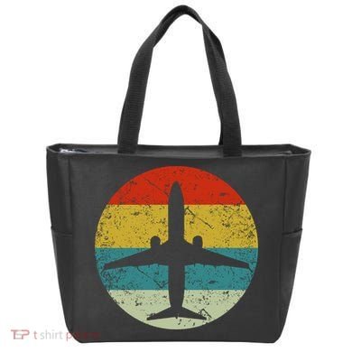 Airplane Vintage Tote Bag