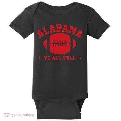 Alabama Vs All YAll Alabama State Baby Bodysuit