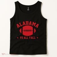 Alabama Vs All YAll Alabama State Tank Top thumb 2