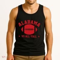 Alabama Vs All YAll Alabama State Tank Top thumb 3