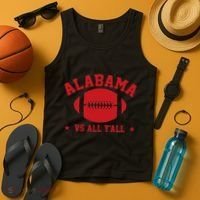 Alabama Vs All YAll Alabama State Tank Top thumb 4