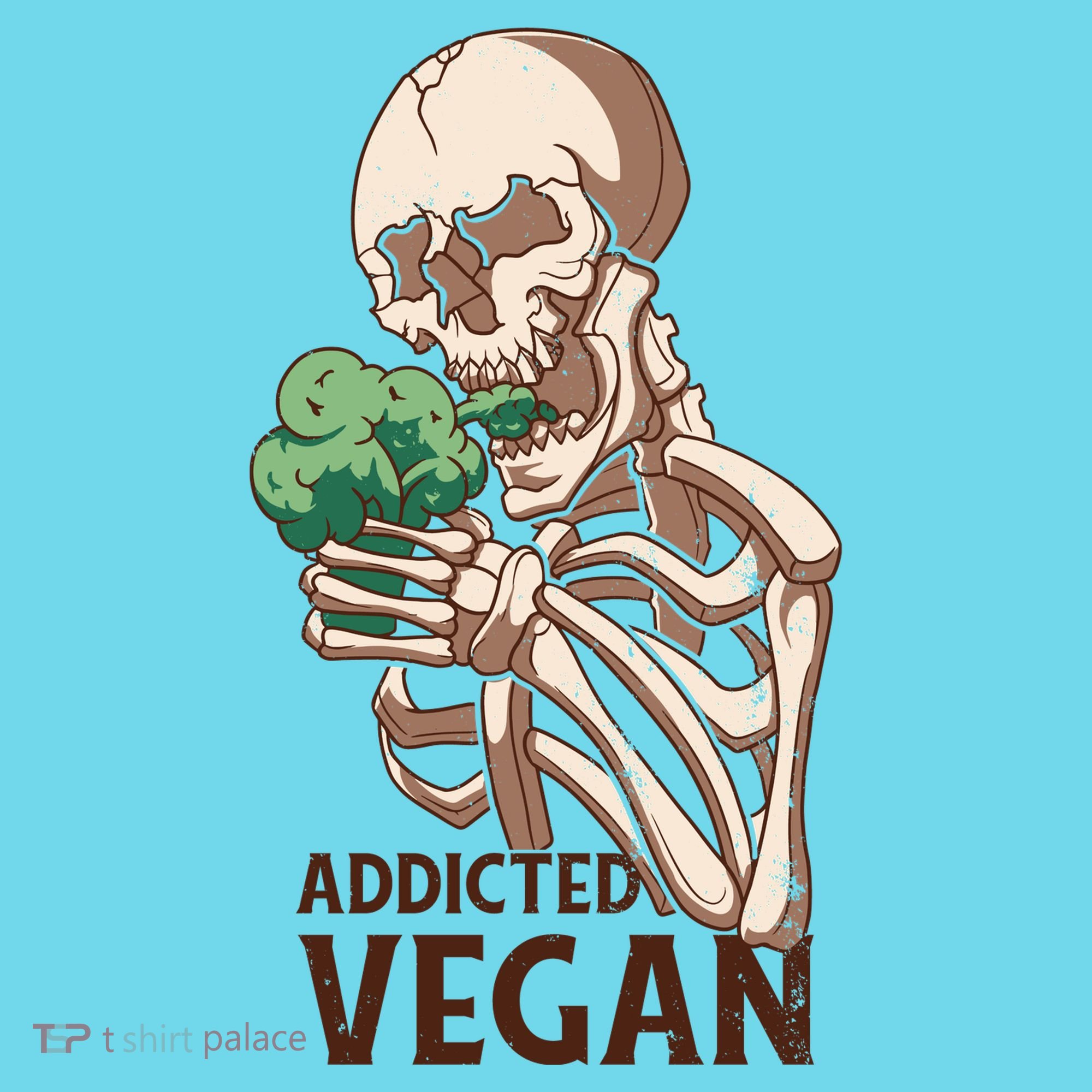 Addicted Vegan Button