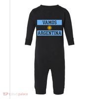 Argentina Vamos Argentina Flag Soccer Infant Fleece One Piece thumb 0