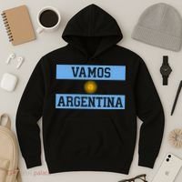 Argentina Vamos Argentina Flag Soccer Hoodie thumb 3