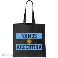 Argentina Vamos Argentina Flag Soccer Tote Bag thumb 0