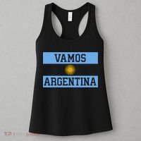 Argentina Vamos Argentina Flag Soccer Women's Tank Top thumb 3