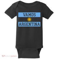 Argentina Vamos Argentina Flag Soccer Baby Bodysuit thumb 0