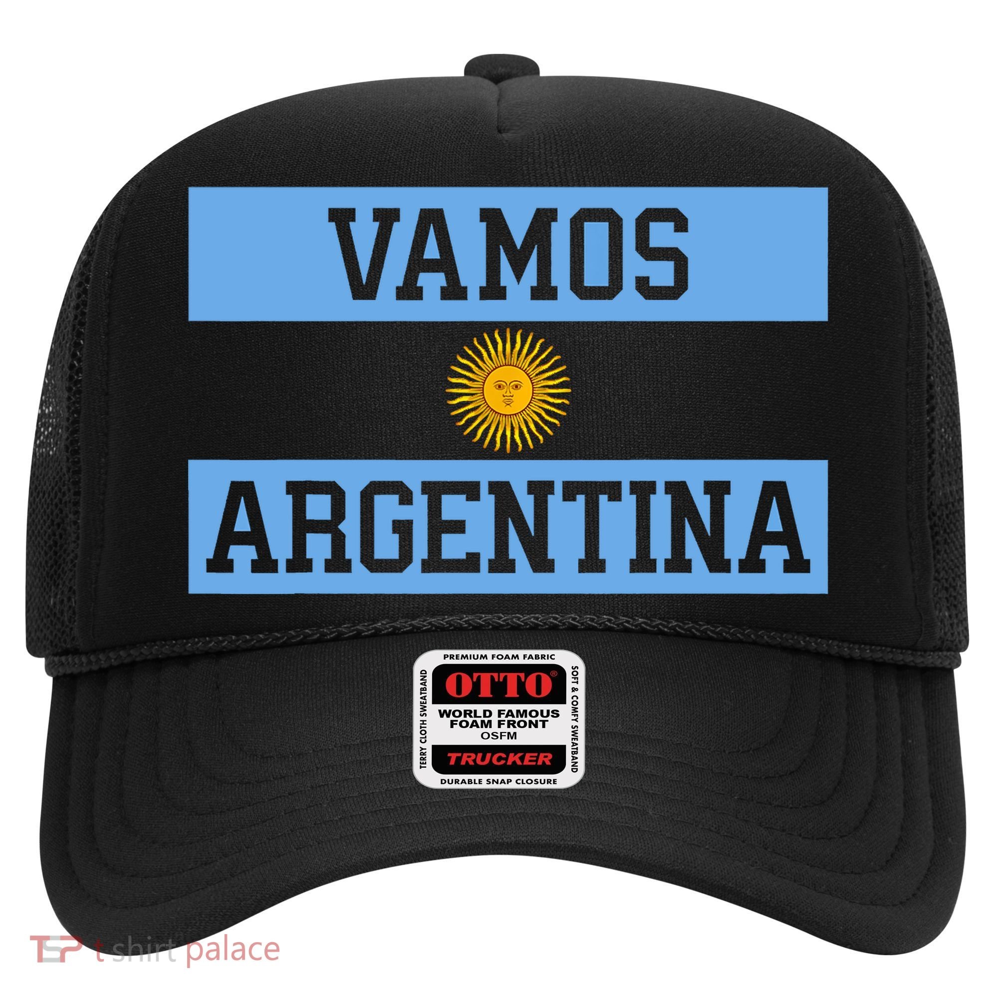 Argentina Vamos Argentina Flag Soccer Hat