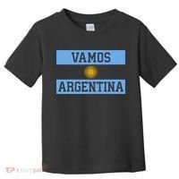Argentina Vamos Argentina Flag Soccer Toddler T-Shirt thumb 0