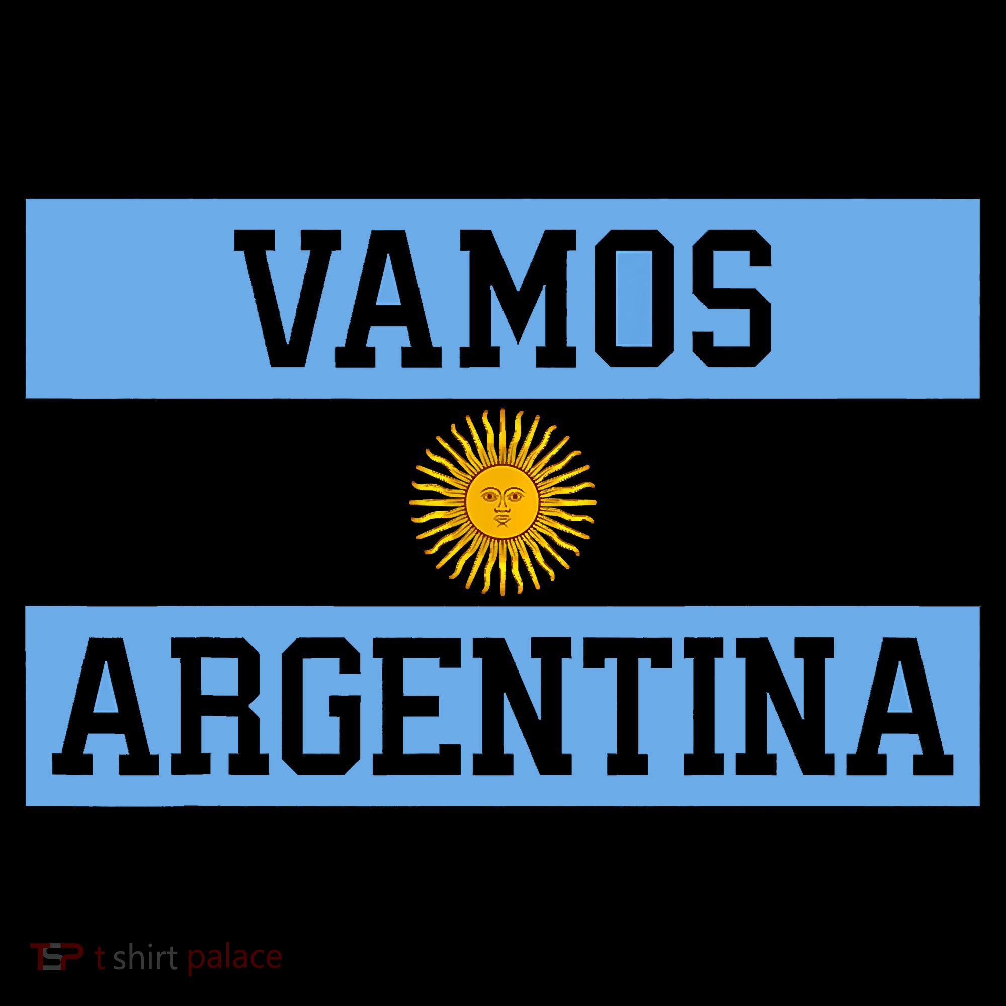 Argentina Vamos Argentina Flag Soccer Kids Colorblock Raglan Jersey