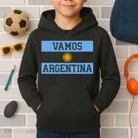 Argentina Vamos Argentina Flag Soccer Kids Hoodie thumb 2