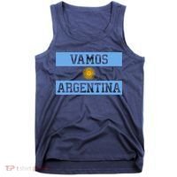 Argentina Vamos Argentina Flag Soccer Tank Top thumb 0