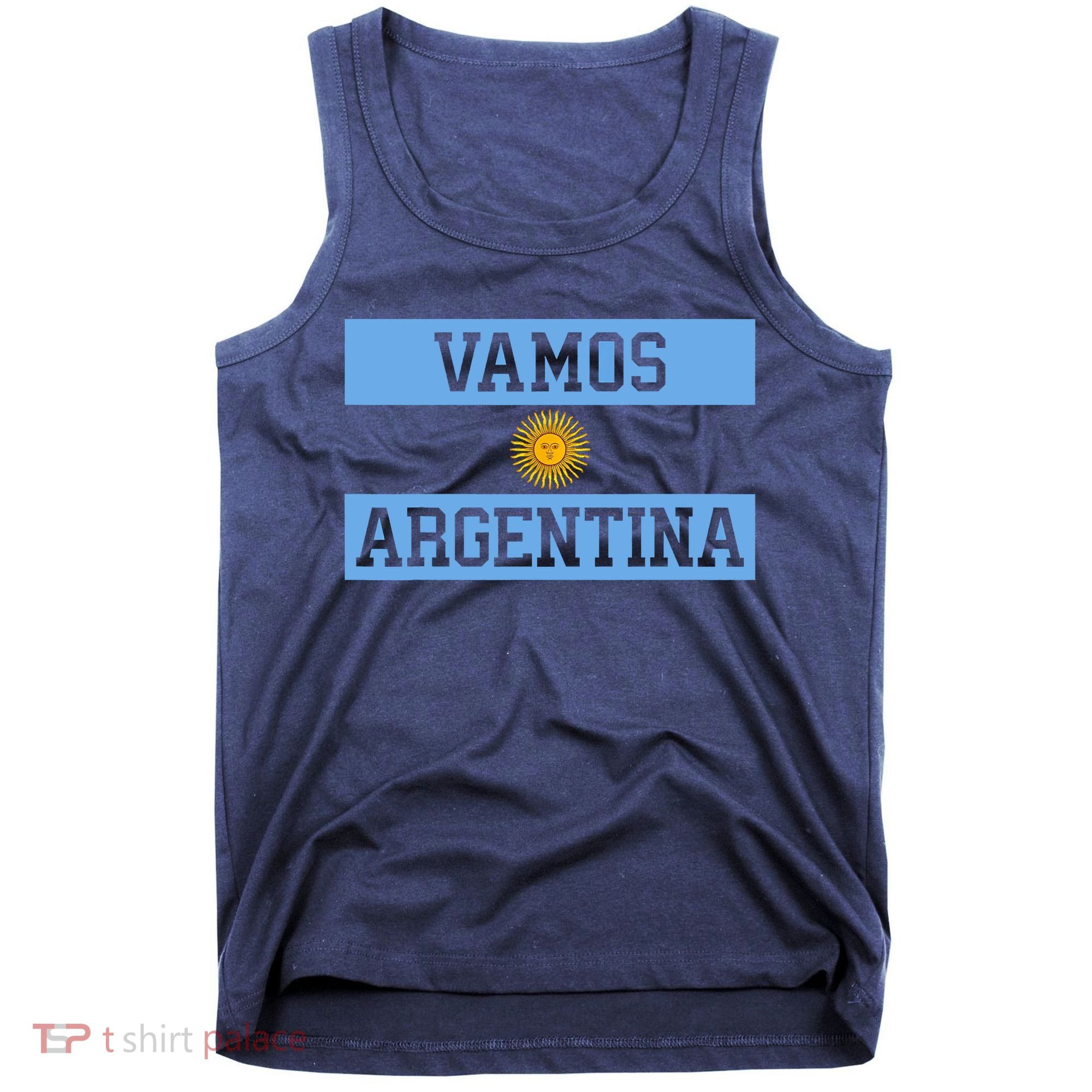 Argentina Vamos Argentina Flag Soccer Tank Top
