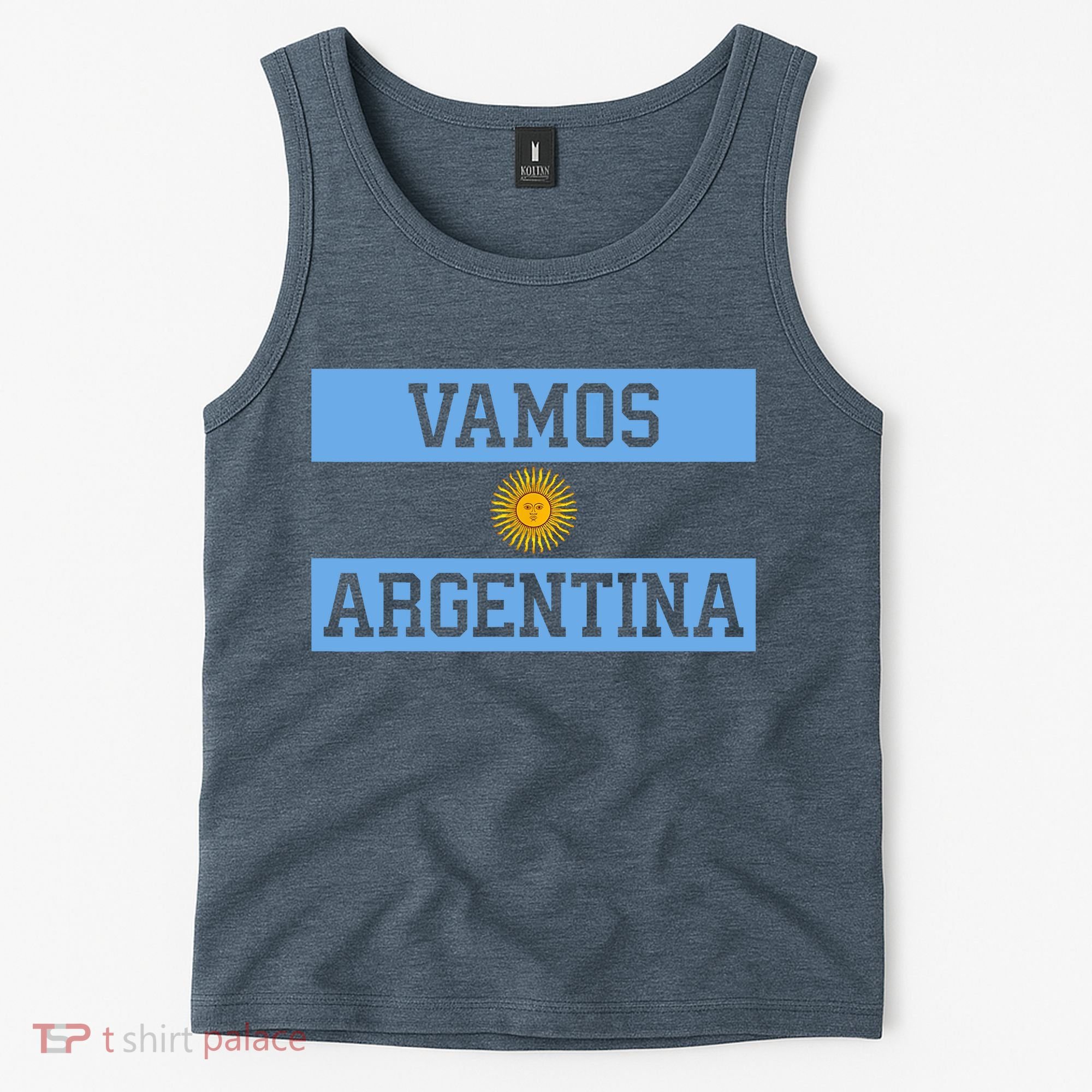 Argentina Vamos Argentina Flag Soccer Tank Top