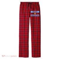 Argentina Vamos Argentina Flag Soccer Men's Flannel Plaid Pajama Pants thumb 0